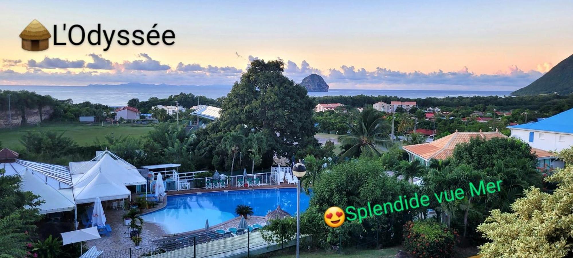 L'Odyssee - 3 Pieces, Piscine Et Mer, Idealement Situe Le Diamant Dış mekan fotoğraf